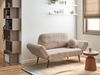 Schlafsofa 2-Sitzer DOROTEA Bouclé Beige Bild 2