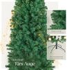 tectake Künstlicher Weihnachtsbaum Künstlicher Christbaum in Grün Tannenbaum Dekoration, Undekorierter/Unbeleuchteter Baum, verschiedene Größen, künstlich in Grün, mit dichten Nadeln Bild 3