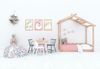WIETRE® 3er Set Einhorn Bilder Kinderzimmer Babyzimmer Deko | Bild Mädchen Rosa Poster DIN A4 | Unicorn Einhörner Geschenk Tiere Tierposter Girls | Regenbogen Dekoration - ohne Rahmen Bild 3