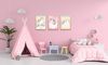 WIETRE® 3er Set Einhorn Bilder Kinderzimmer Babyzimmer Deko | Bild Mädchen Rosa Poster DIN A4 | Unicorn Einhörner Geschenk Tiere Tierposter Girls | Regenbogen Dekoration - ohne Rahmen Bild 2