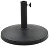 vidaXL Sonnenschirmfuß Rund 10 kg Schwarz Polyharz 45196 Bild 5