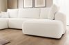 Selsey OVO - Wohnlandschaft U-Form-Sofa mit Schlaffunktion, Bettkasten, Ottomane rechts, Boucle Creme Bild 5