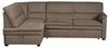 CAVADORE Ecksofa Pisoo / Kleine Eckcouch mit Federkern / Ottomane links / 245 x 89 x 161 / Mikrofaser braun Bild 4