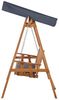 Beliani 'FIBBIALLA' Hollywoodschaukel, Fichtenholz Braun, 183x109x180-210 cm Bild 5