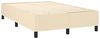 vidaXL Boxspringbett mit Matratze Creme 120x200 cm Stoff, Härtegrad: H2 [3141766] Bild 4