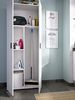 DEKIT GRUPO RIMOBEL Mehrzweckschrank, 2 Türen, Besen, Holz, Weiß, 78 x 190 x 35 cm Bild 2