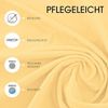 CelinaTex Jersey Topper Spannbettlaken Lucina 90x200-100x200 cm Creme gelb 100% Baumwolle gekämmt bis 12cm Matratzenhöhe Spannbettbezug, Leintuch, Bettlaken, elastisch, Strech, Oeko-Tex Bild 5