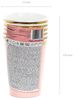 PartyDeco Becher rosa 220ml Einheitsgröße Bild 3