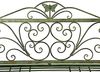 DanDiBo Gartenbank Metall Wetterfest Patina Grün 120 cm 2 Sitzer Sitzbank 96021 Parkbank Eisen Garten Bild 5