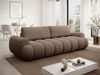 Vente-unique - FRIDORA Sofa Stoff Schokoladenbraun - B 110 cm x H 81 cm x L 263 cm Bild 2