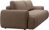 Vente-unique - FRIDORA Sofa Stoff Schokoladenbraun - B 110 cm x H 81 cm x L 263 cm Bild 4