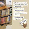 WERKHAUS® Hocker Werkhaus Photohocker SH8183 Antike Bücher Sitzhocker, Fotohocker 183 - Antike Bücher Bild 5