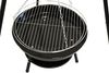 Schwenkgrill Dreibein mit Feuerschale, höhenverstellbarer Grillrost, Stahl schwarz, Ø 45 cm Bild 5