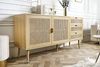 riess-ambiente Sideboard VIENNA 154cm natur (Einzelartikel, 1 St), Wohnzimmer · Wiener Geflecht · 3 Schubladen · Kommode · Retro Bild 4
