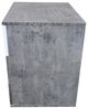 HTI-Living Nachtschrank Nachtkommode 3 Schubladen Nina Beton Weiß (Stück, 1-St, 1 Nachtschrank) Nachtschrank Nachttisch Bild 3