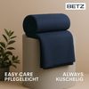 Betz 4 Stück Fleecedecken Kuscheldecken Größe 130x170 cm Farbe dunkelblau Bild 5
