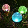 GIGALUMI Solarlampen für außen Garten, Solarleuchten Gartenleuchten Deko, 3 Stück LED Farbwechsel Glaskugel, Wasserdicht Solar licht für außen, Garten, Balkon, Terrasse, Wege, Blumen Bild 4