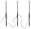 Lights4fun LED Gartenleuchte 3er Set Solar Stableuchten Birnen Bild 2