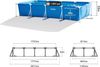Intex 'Family IV' Frame Swimming Pool Set, blau, 450 x 220 x 84 cm, ohne Filteranlage Bild 3