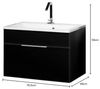FACKELMANN KARA Waschbeckenunterschrank 80 cm breit, Anthrazit, 1 Schublade Bild 3