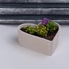 matches21 HOME & HOBBY Blumentopf Herz Pflanzschale für draussen Dekoschale sand beige 22 cm (1 St), Blumen-Schale als wetterfeste Friedhof-Schale Grab-Schmuck Grabschale Bild 4