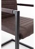 Essgruppe Picton Akazie massiv mit 4 Schwingstühlen braun schwarz Küchentisch Esszimmer Sitzgruppe Holztisch Set modern robust Bild 4