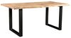 Essgruppe Picton Akazie massiv mit 4 Schwingstühlen braun schwarz Küchentisch Esszimmer Sitzgruppe Holztisch Set modern robust Bild 5