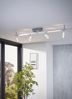 Eglo 96182 Spotleuchte CARDILLIO 2 Alu, Stahl chrom, Kunststoff satiniert LED 4X3,2W;2X3,3W 3000K L:98. 5cm B:8. 5cm H:17. 5cm Bild 3