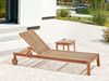 Beliani 'BELLANO' Gartenliege, Akazienholz Heller Holzfarbton Bild 2