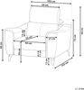 Sessel Leder Goldbraun NARWIK Bild 3