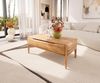 Couchtisch Simcha 100x50 cm Akazie Natur 2 Klappen Bild 2