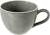 Kaffee-Obertasse 0,26 l mit Relief Beat Perlgrau Seltmann Weiden Kaffeetasse - MikrowelleBackofen geeignet, Spülmaschinenfest Bild 2