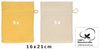 Betz Waschhandschuh 10 Stück Waschhandschuhe Premium 16x21 cm Farbe honiggelb - Sand, (10-St), Waschlappen Set Bild 2