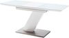 Esstisch >Darrin I< (ausziehbar) in Weiß aus MDF - 120(160)x76x80cm (BxHxT) Bild 5