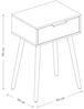 Kesper | Nachttisch, Material: FSC-zertifizierte Faserplatte, Maße: 40 x 30 x 59 cm, Farbe: weiß | 15970 Bild 3