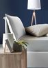 Talamo Italia - Einzelbett Vanessa, Containerbett mit Stoffbespannung, 100% Made in Italy, Frontöffnung, passend für Matratze 80x190 cm, Weiß Bild 5
