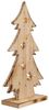 näve LED Baum Tannenbaum, Weihnachtsdeko aus Holz, Timerfunktion, LED fest integriert, Warmweiß, Holz-Stehleuchte, Höhe ca. 47,5 cm, Batteriebetrieben Bild 2