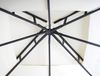 Pergola, bewegliche Seitenwand, Stahl creme-beige, 2,5 x 2,5 x 2,75 m Bild 5