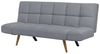Schlafsofa 3-Sitzer Polsterbezug hellgrau INGARO Bild 4