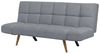 Schlafsofa 3-Sitzer Polsterbezug hellgrau INGARO Bild 4