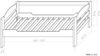 Einzelbett/Funktionsbett'Easy Premium Line' K1/h/s inkl. 2. Liegeplatz und 2 Abdeckblenden, 90x200 cm Buche Vollholz massiv Natur Bild 2