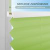 Plisseerollo ohne Bohren Klemmfix 45x130 cm(BxH) Grün Jalousie Sonnenschutz Easyfix Faltrollo Lichtdurchlässig Rollo für Fenster & Tür Bild 4