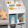 Kinderregal Luigi Weiß 72 x 114.2 cm mit 4 Faltboxen Vicco Bild 5