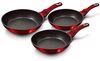 Berlinger Haus Berlinger Haus Set mit 3 Granitpfannen 20/24/28 cm Metallic Burgundy Line BH1288NF Bild 3