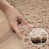 Carpettex 'Unicolor' Hochflor-Teppich, Höhe: 30 mm, Shaggy Langflor, Beige, 100 x 200 cm (Rechteckig) Bild 5