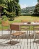 Beliani 'VIAREGGIO' Gartenstuhl 6er Set, Teakholz Braun Bild 2