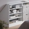Dachschrägenschrank Rion Weiß 80 x 81.6 cm mit 4 Fächern Vicco Bild 5