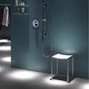 Keuco Bad-Hocker in Chrom und weiß, Anti-Rutsch Füße für die Dusche, bis 100 kg, 46,9 cm hoch, Design-Badhocker, Dusch-Sitz, Plan Bild 5