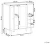 Weinregal PAGET 89 cm Heller Holzfarbton Bild 3