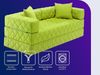 Traumnacht Schlafsofa, mit 2 Spitzkissen, 195 x 80 x 40 cm, grün Bild 2